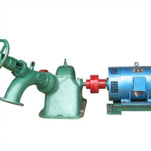 15kw Coil Pipe Four Nozzle Incline Jet Water Turbine Generator