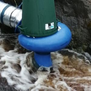 600W Volute Axial Flow Water Turbine Generator for Homeuse