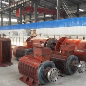Low Speed Large Horizontal Permanent Magnet Generator 3000kw 400rpm
